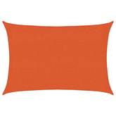 Żagiel przeciwsłoneczny, 160 g/m?, pomarańczowy, 2x2,5 m, HDPE