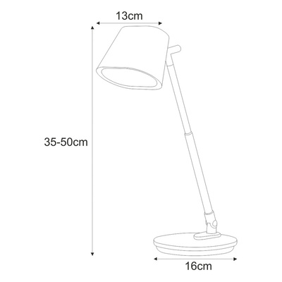 Lampka biurkowa K-BL1527 CZARNY z serii BOLEK