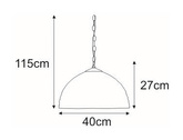 Lampa wisząca witraż K-P162208 z serii TIFANY KAJA