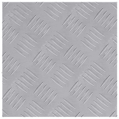 Stopień Kwadrat 4 pcs Srebrny 30 x 30 cm Aluminium