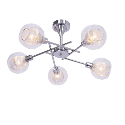 Lampa sufitowa wisząca żyrandol chromowy Ozzo Candellux 35-72252
