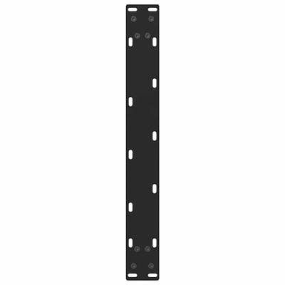 Nogi do stolika kawowego czarne 2 szt. 50x(30-31) cm stal