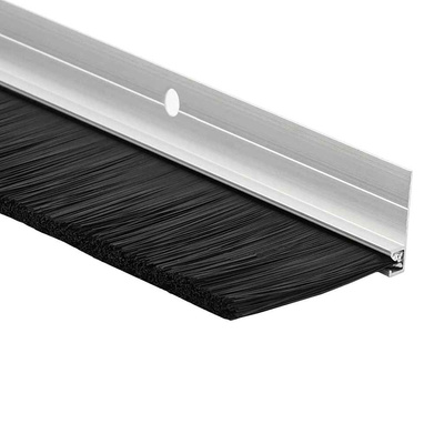 Uszczelki z szczotką do drzwi na zatrzask 12 szt. 100 cm