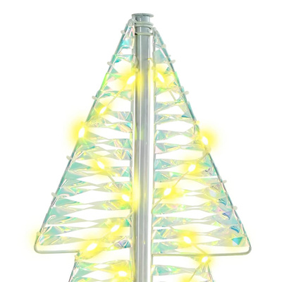 Choinka z 100 diodami LED Ciepła biel 120 cm PET
