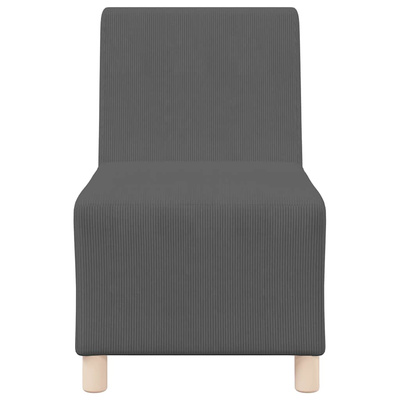 Modułowa sofa bez podłokietników 3 szt. Ciemnoszary