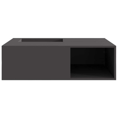 Kominek Czarny 100 x 100 x 30 cm Stal