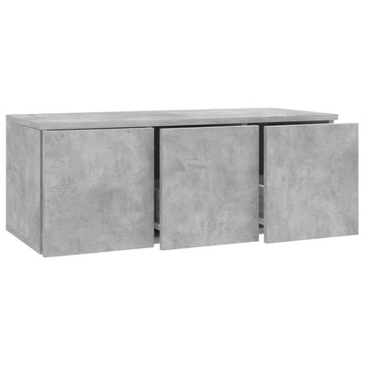 vidaXL Szafka pod TV, szarość betonu, 80x34x30 cm