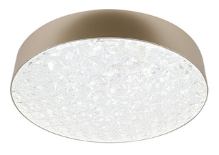 Luxis lampa sufitowa plafon złoty perłowy 24W LED 4000K 38 cm.
