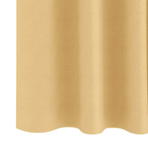 Firany blackout z kółkami 2 pcs Beżowy 140 x 140 cm Poliester