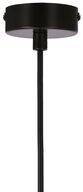 Kolo lampa wisząca czarny+beżowy 1x40W E27