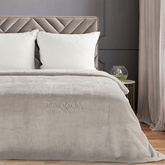 Koc Pier ciemnobeżowy 160x220