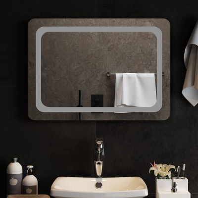 Lustro łazienkowe z LED, 70x50 cm vidaXL