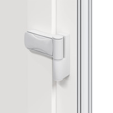 Drzwi Frontowe 98 x 208 cm PVC antracytowy