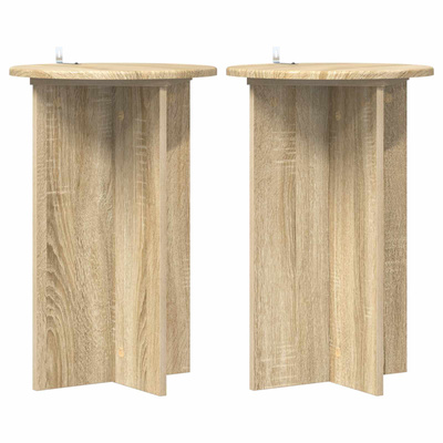 Stojak na rośliny 2 pcs dąb Sonoma ?40 x 60 cm
