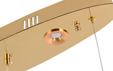 Designerska Lampa Wisząca złota Swarovski Adani AD213