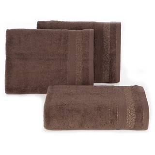 Ręcznik April ciemnobrązowy 70x140