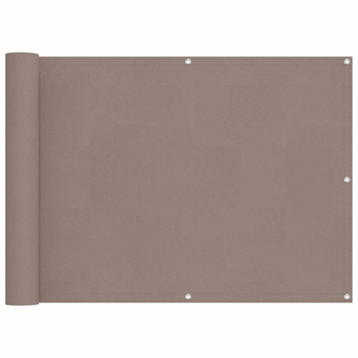 Ekran balkonowy 75 x 200 cm Aluminium Oxford powlekany PU