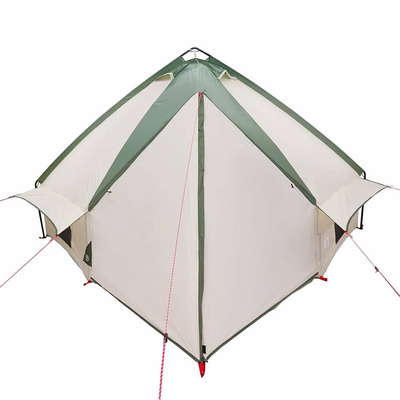 Namiot Teepee dla 8 osób 8-osobowy Zielony i Biały