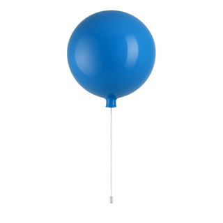 Lampa wisząca Abigali Baloon E27 do pokoju dziecięcego 20cm niebieski