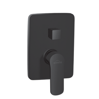 Podtynkowa bateria natryskowa 2-funkcyjna Siros czarna  Invena