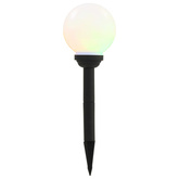 Kuliste lampy solarne do ogrodu, 4 szt., LED, 15 cm, RGB