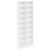 Kabinet na płyty CD 2 szt. Biały 33 x 23,5 x 175 cm