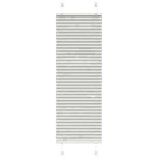 Roleta plisowana jasnoszara 40x100 cm Szerokość tkaniny 39,4 cm