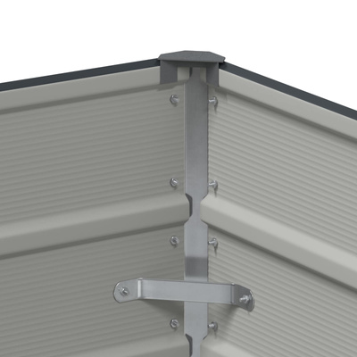 Donica Antracyt 100 x 40 x 75 cm Stal