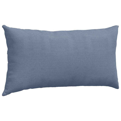 Poduszki na sofę 2 pcs Niebieski 80 x 40 cm Tkanina sztruksowa