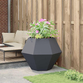 Donica Antracyt 100 x 100 x 80 cm Stal