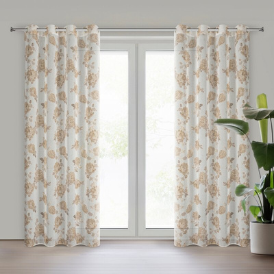 Zasłona Mela biała 140x250