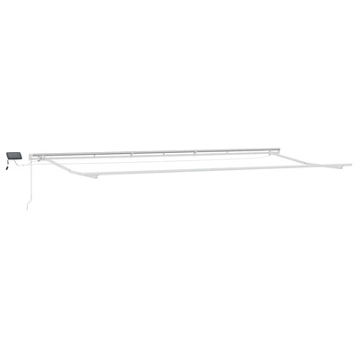 Rama markizy Ze LED Lights Biały 600 × 350 cm Aluminium