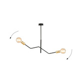 Lampa sufitowa BOLT 2 BLACK GOLD