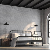 Lampa wisząca TENE E27 czarna matowa EDO777175 EDO Solutions