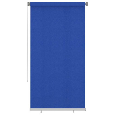 vidaXL Roleta zewnętrzna, 120x230 cm, niebieska, HDPE
