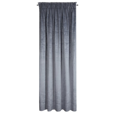 Zasłona Daria stalowa 140x270