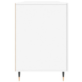 vidaXL Biurko białe z połyskiem, 140x50x75 cm, materiał drewnopochodny