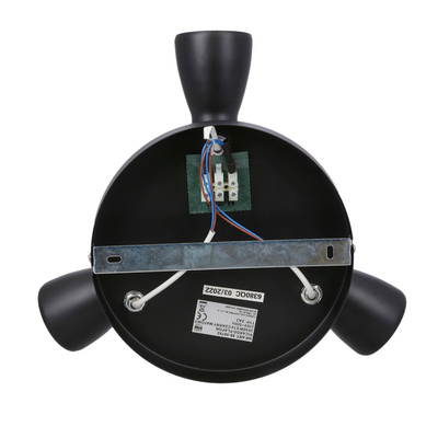 Lampa sufitowa plafon czarny mat regulowany Picardo 98-50793