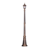 Lampa ogrodowa stojąca K-7007B/1N CZARNY/ZŁOTY z serii VASCO