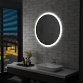 Lustro łazienkowe z LED, 80 cm vidaXL