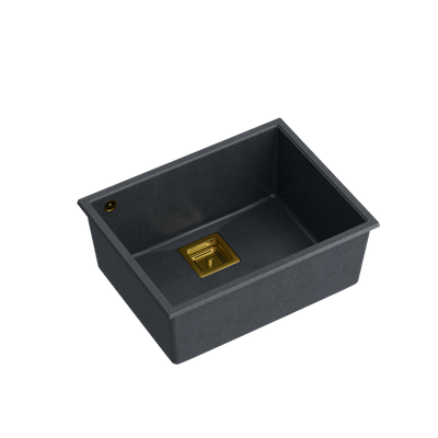 DAVID 50 GraniteQ black diamond/elementy złote