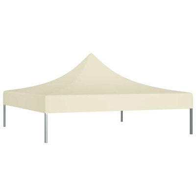 Dach do namiotu imprezowego, 2 x 2 m, kremowy, 270 g/m?