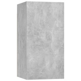 vidaXL Szafki telewizyjne, 4 szt., szarość betonu, 30,5 x 30 x6 0 cm