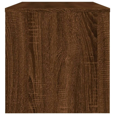 vidaXL Szafka pod TV, brązowy dąb, 120x34x37 cm