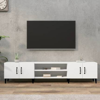 vidaXL Szafka pod TV, biała, 180x31,5x40 cm, materiał drewnopochodny