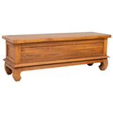 vidaXL Szafka pod TV, 110 x 35 x 40 cm, lite drewno tekowe