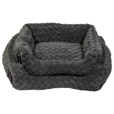 Jack and Vanilla Legowisko sofa Softy S, 60x52x18 cm, szare rozety