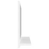 vidaXL Lustro łazienkowe, białe 40x10,5x37 cm, materiał drewnopochodny