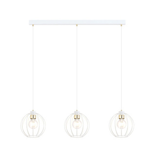 Lampa wisząca GINO 3 WHITE/GOLD