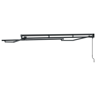 Rama manualnej markizy Z regulacją Antracyt 3,5 x 2 m Stal